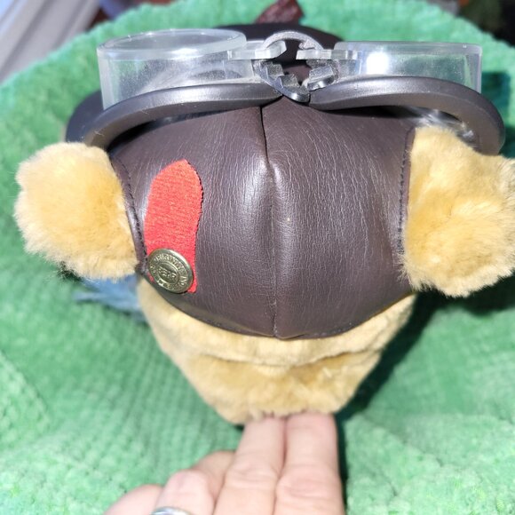 VTG 1997 Pickford Bears Ltd. "Radar" Pilot Stuffed Bear with Jacket Goggles - Picture 4 of 15